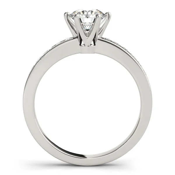 Channel Set Single Row Engagement Ring - Image 2