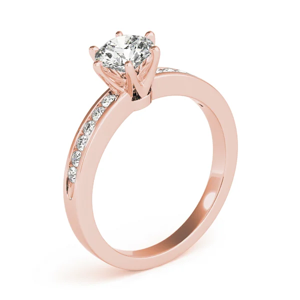 Channel Set Single Row Engagement Ring - Image 12