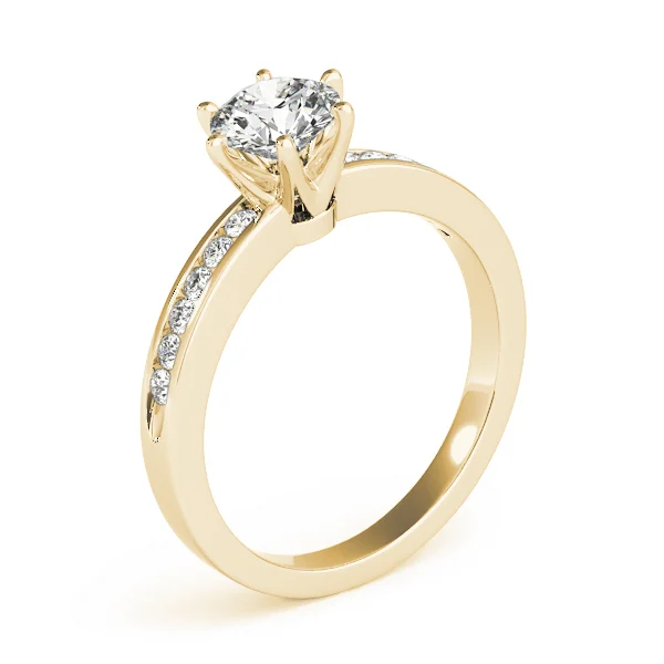 Channel Set Single Row Engagement Ring - Image 8