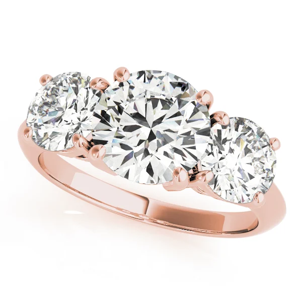 3-Stone Prong Set Engagement Ring - Image 9