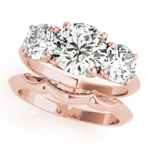 3-Stone Prong Set Engagement Ring - Image 11