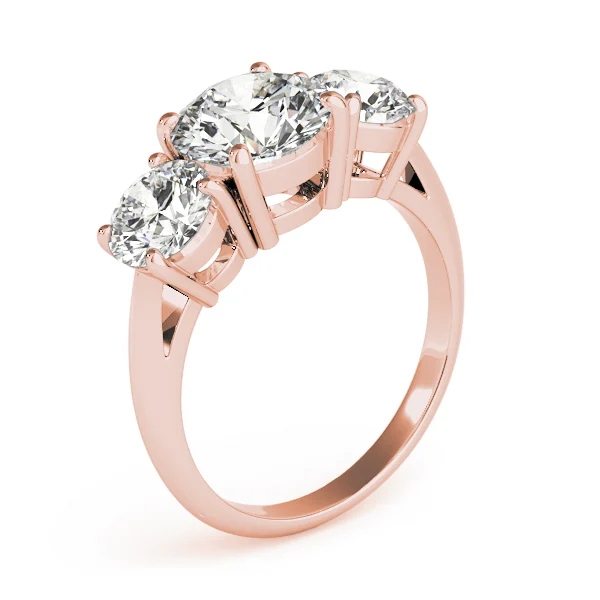 3-Stone Prong Set Engagement Ring - Image 12