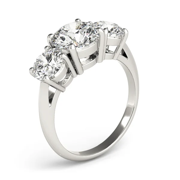 3-Stone Prong Set Engagement Ring - Image 4