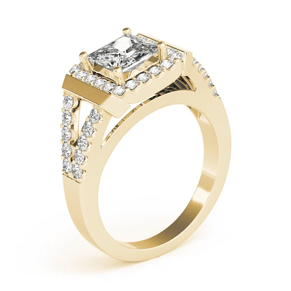 ENGAGEMENT RINGS HALO SQUARE & CUS - Image 8
