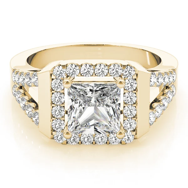 ENGAGEMENT RINGS HALO SQUARE & CUS - Image 7