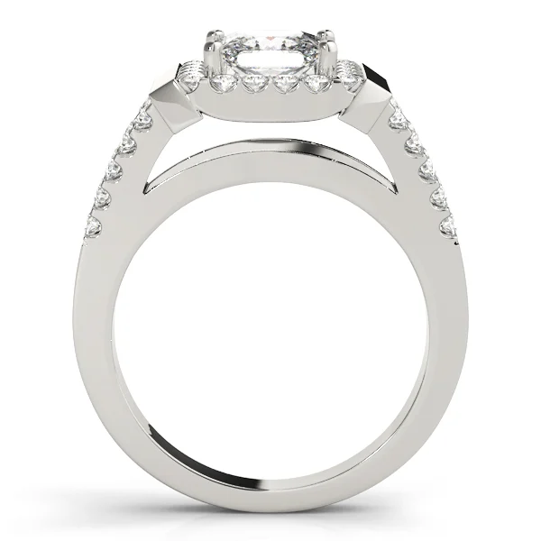 ENGAGEMENT RINGS HALO SQUARE & CUS - Image 2