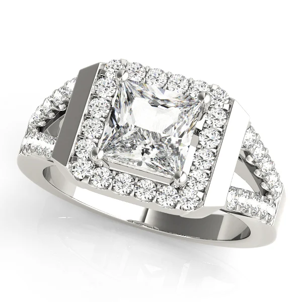 ENGAGEMENT RINGS HALO SQUARE & CUS