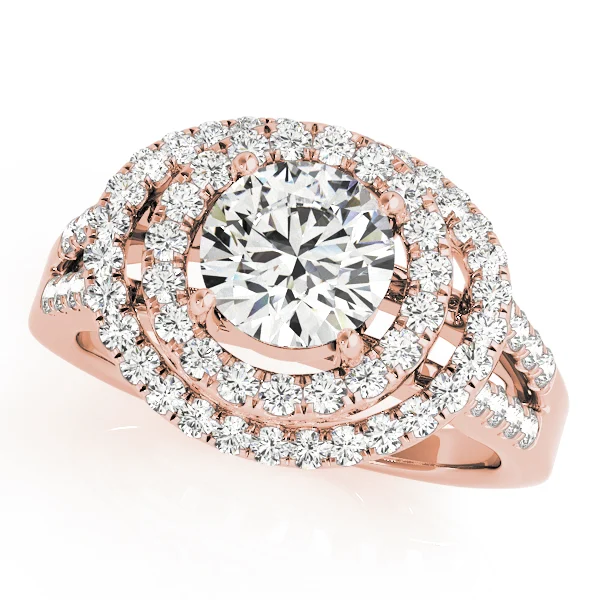 ENGAGEMENT RINGS HALO ROUND - Image 9