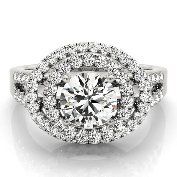 ENGAGEMENT RINGS HALO ROUND - Image 3