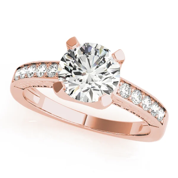 Channel Set Single Row Engagement Ring - Image 9