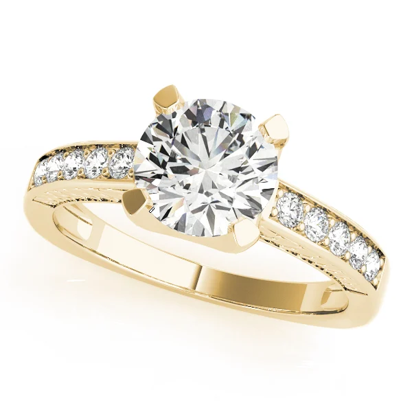 Channel Set Single Row Engagement Ring - Image 5