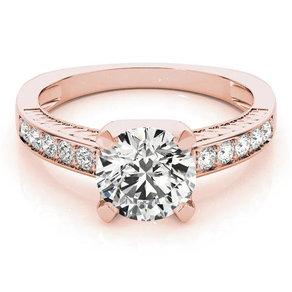 Channel Set Single Row Engagement Ring - Image 11