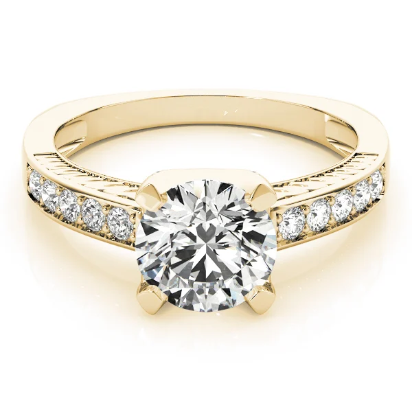 Channel Set Single Row Engagement Ring - Image 7