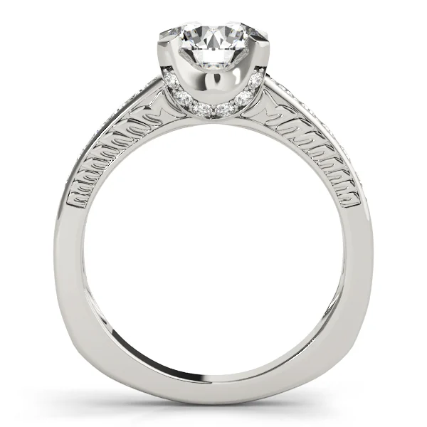 Channel Set Single Row Engagement Ring - Image 2