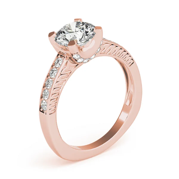 Channel Set Single Row Engagement Ring - Image 12