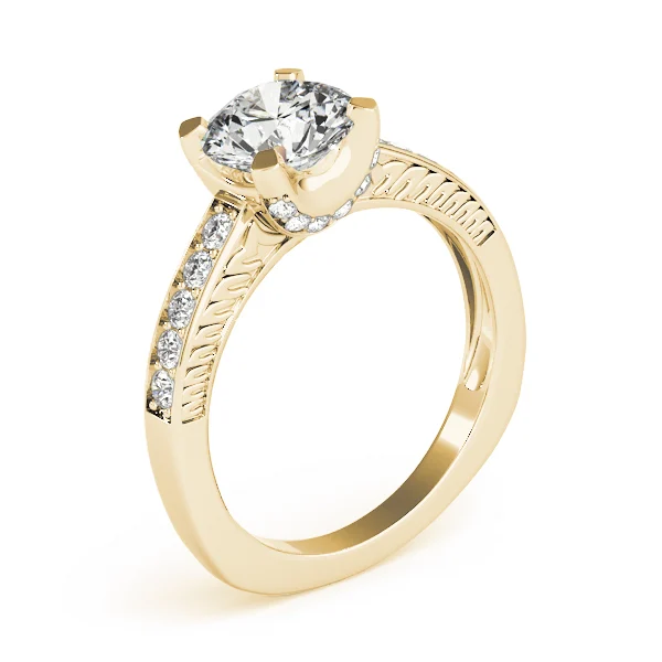 Channel Set Single Row Engagement Ring - Image 8