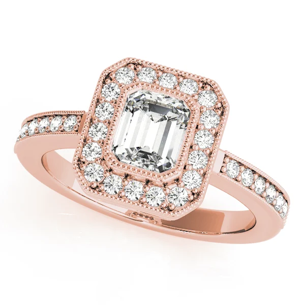 ENGAGEMENT RINGS HALO EMERALD - Image 9