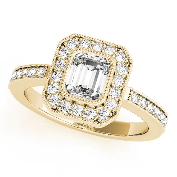 ENGAGEMENT RINGS HALO EMERALD - Image 5