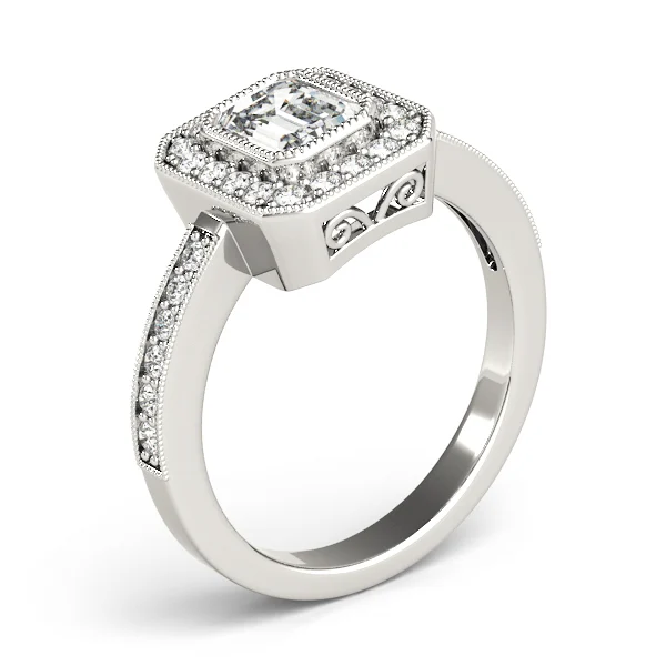ENGAGEMENT RINGS HALO EMERALD - Image 4