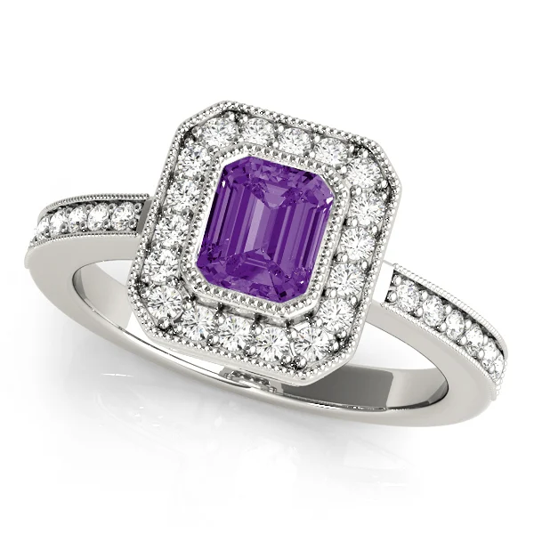ENGAGEMENT RINGS HALO EMERALD - Image 13