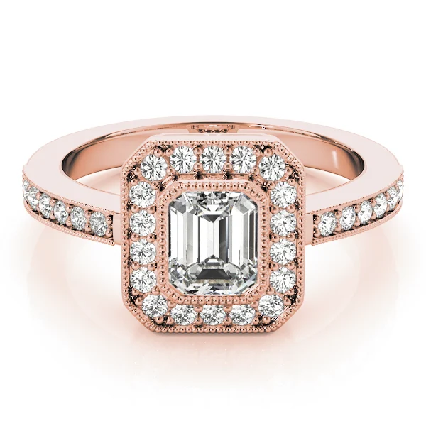 ENGAGEMENT RINGS HALO EMERALD - Image 11
