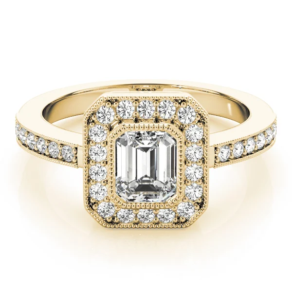 ENGAGEMENT RINGS HALO EMERALD - Image 7