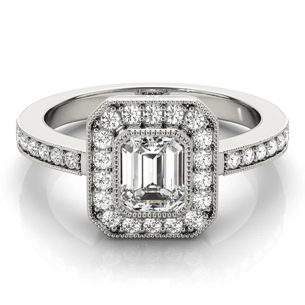 ENGAGEMENT RINGS HALO EMERALD - Image 3