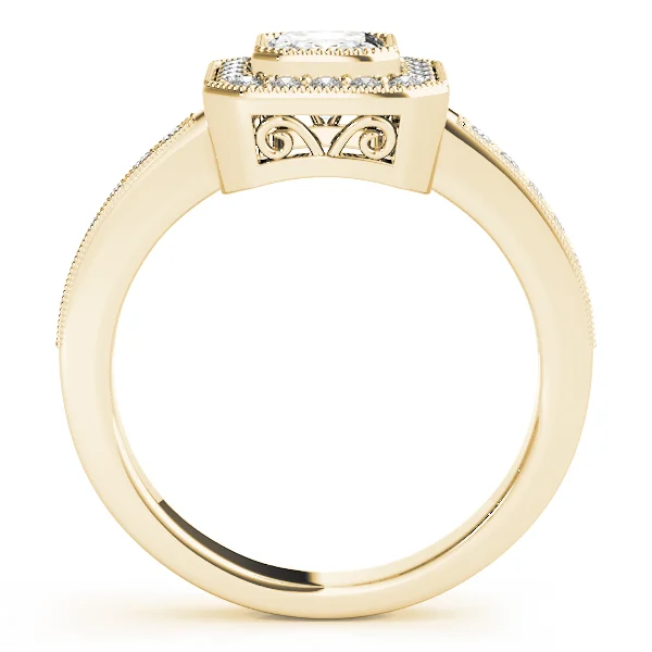 ENGAGEMENT RINGS HALO EMERALD - Image 6