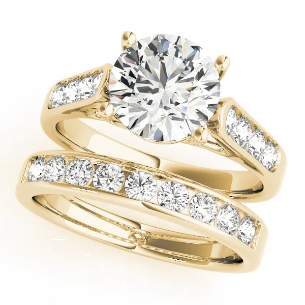Channel Set Trellis Engagement Rings - Image 7