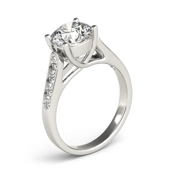 Channel Set Trellis Engagement Rings - Image 4