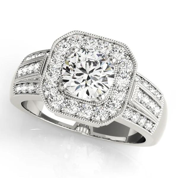 ENGAGEMENT RINGS HALO ROUND