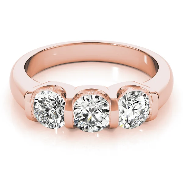 3-Stone U-Prong Engagement Ring - Image 11