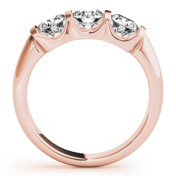 3-Stone U-Prong Engagement Ring - Image 10