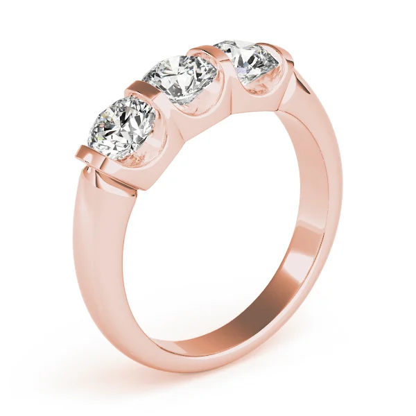 3-Stone U-Prong Engagement Ring - Image 12
