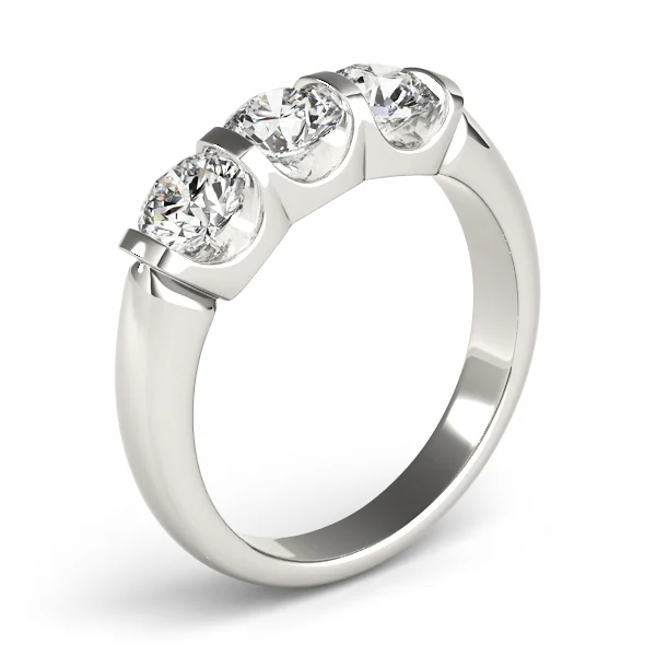 3-Stone U-Prong Engagement Ring - Image 4