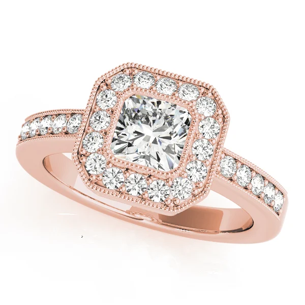 ENGAGEMENT RINGS HALO SQUARE & CUS - Image 7