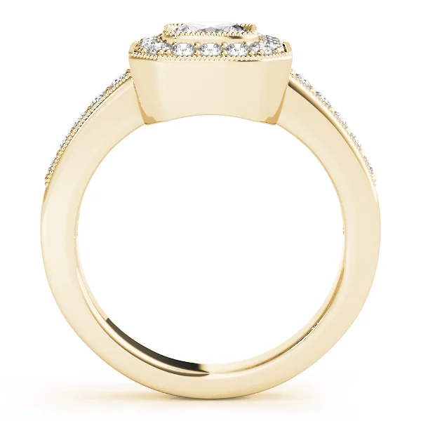 ENGAGEMENT RINGS HALO SQUARE & CUS - Image 5