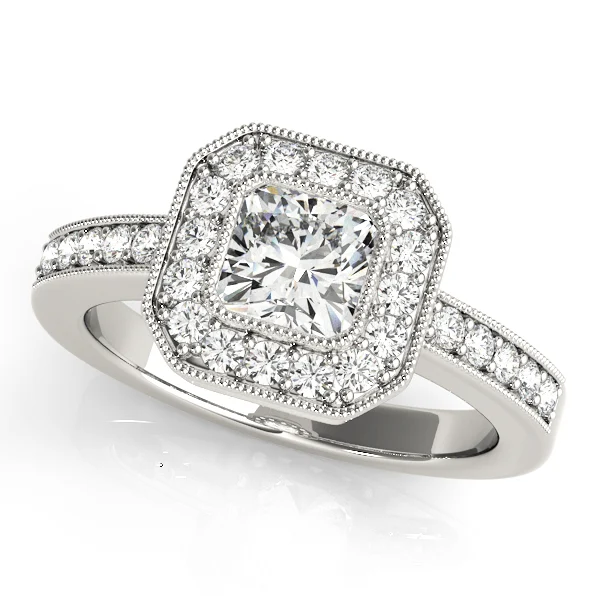 ENGAGEMENT RINGS HALO SQUARE & CUS