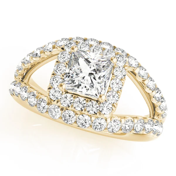 ENGAGEMENT RINGS HALO SQUARE & CUS - Image 5