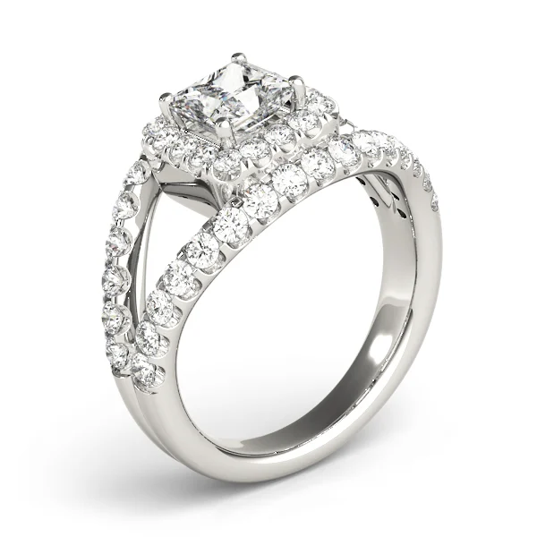 ENGAGEMENT RINGS HALO SQUARE & CUS - Image 4