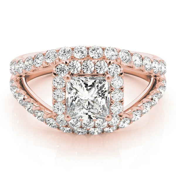 ENGAGEMENT RINGS HALO SQUARE & CUS - Image 11