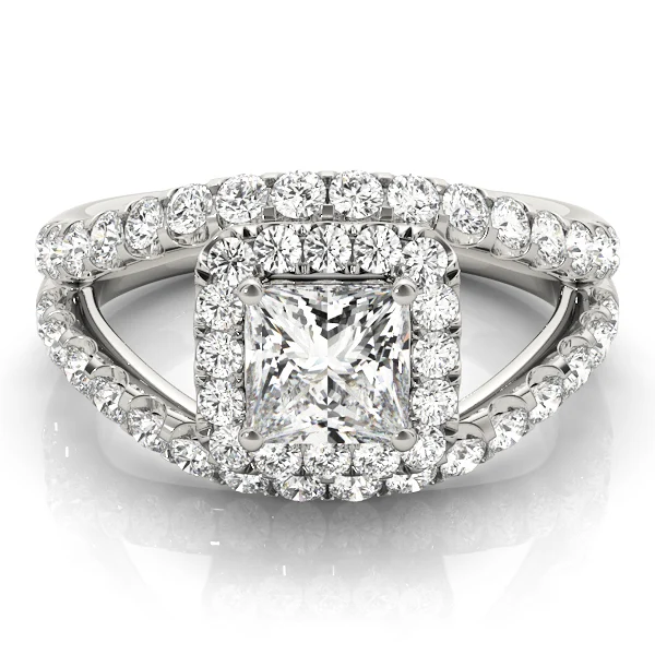 ENGAGEMENT RINGS HALO SQUARE & CUS - Image 3