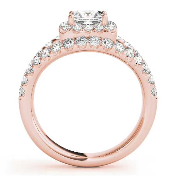 ENGAGEMENT RINGS HALO SQUARE & CUS - Image 10