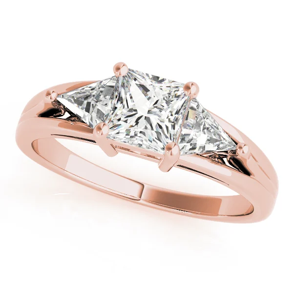 ENGAGEMENT RINGS 3 STONE PRINCESS - Image 9