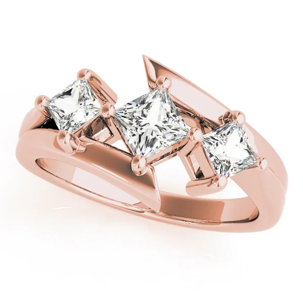 ENGAGEMENT RINGS 3 STONE PRINCESS - Image 9