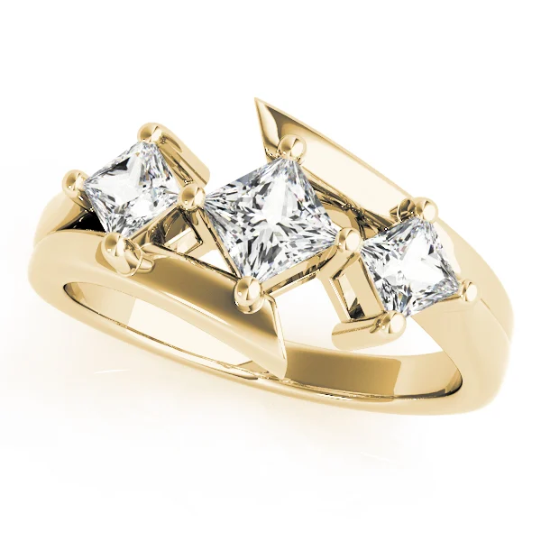 ENGAGEMENT RINGS 3 STONE PRINCESS - Image 5