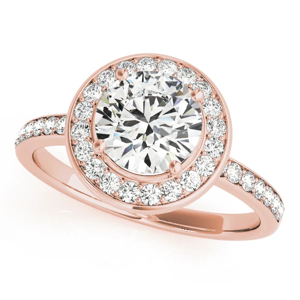 ENGAGEMENT RINGS HALO ROUND - Image 9