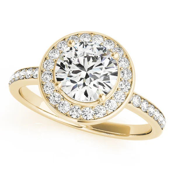 ENGAGEMENT RINGS HALO ROUND - Image 5
