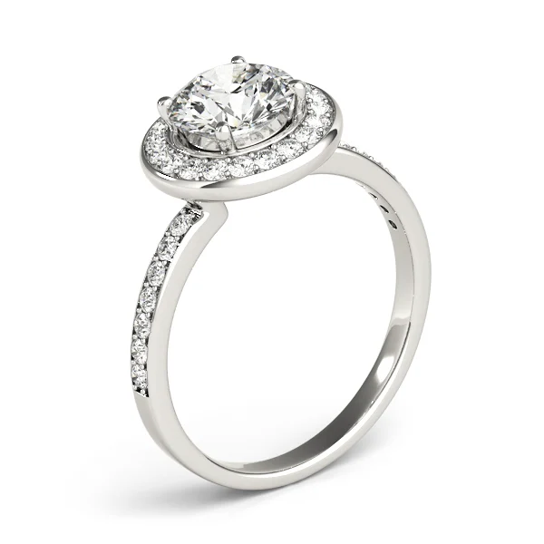 ENGAGEMENT RINGS HALO ROUND - Image 4
