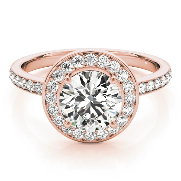 ENGAGEMENT RINGS HALO ROUND - Image 11